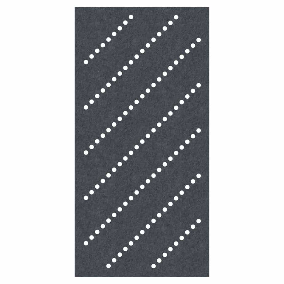 Acoustic Ceiling Tiles – Channel – QTY 4 in Slate