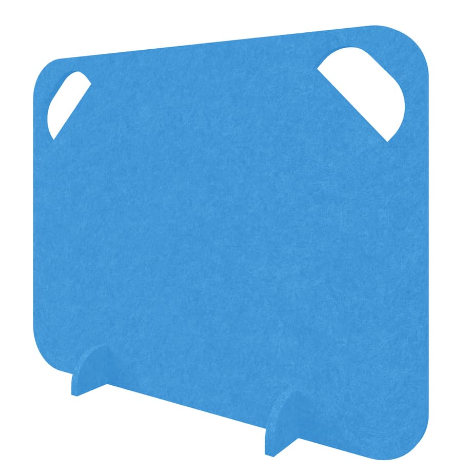 Portable Desk Divider Screen - Focus in Turquoise