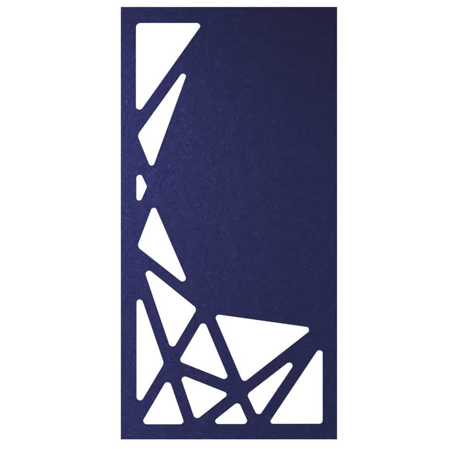 Hanging Room Divider - Carve in Cobalt