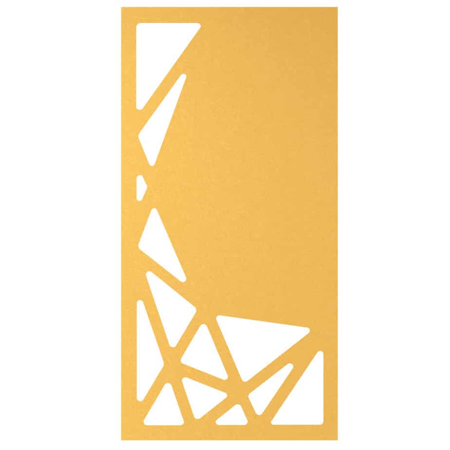 Hanging Room Divider - Carve in Yellow
