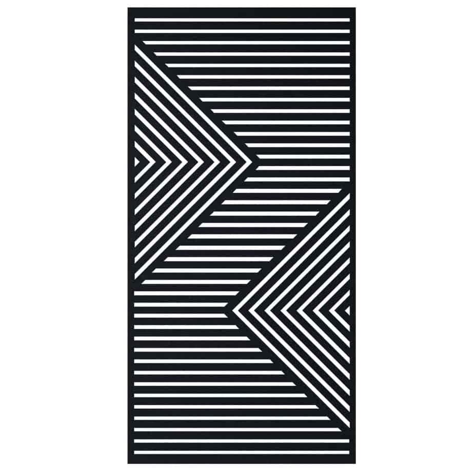 Hanging Room Divider - Sequence in Black