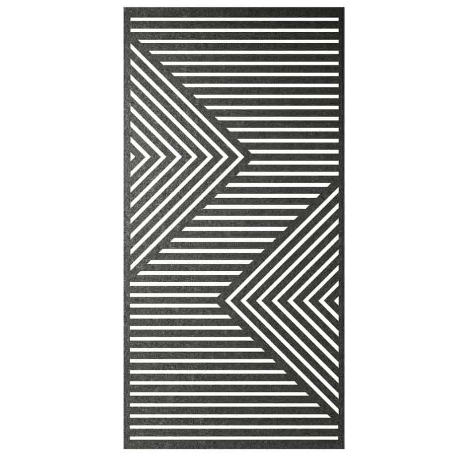 Hanging Room Divider - Sequence in Charcoal