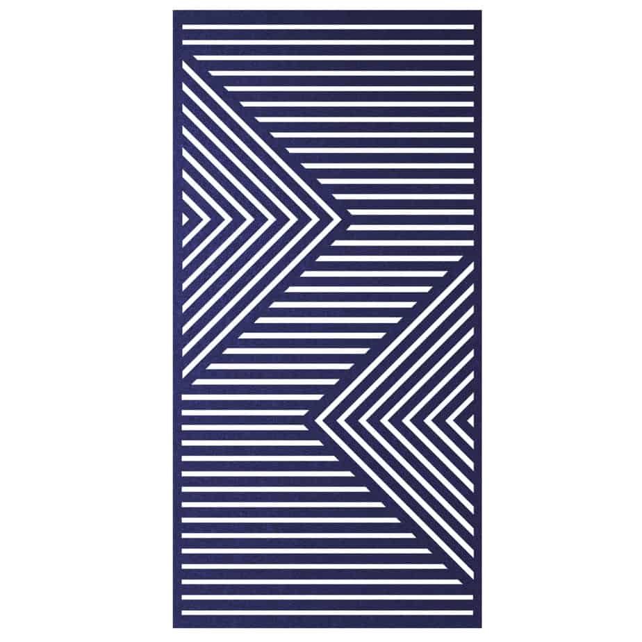 Hanging Room Divider - Sequence in Cobalt