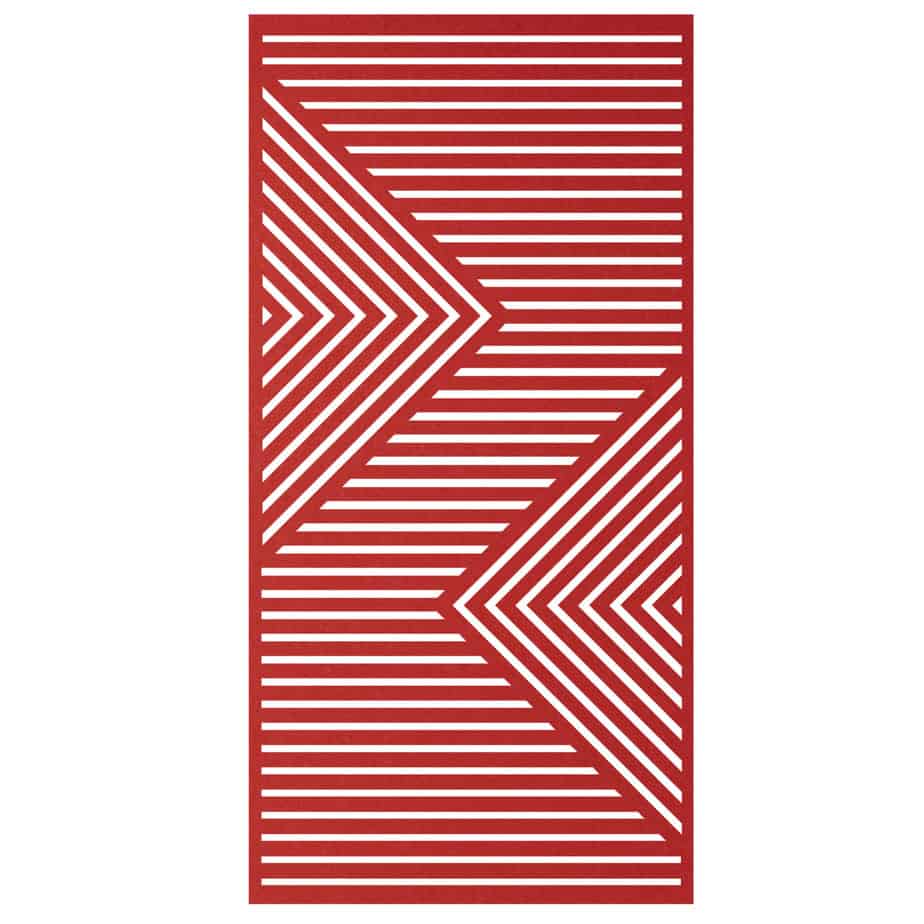 Hanging Room Divider - Sequence in Red