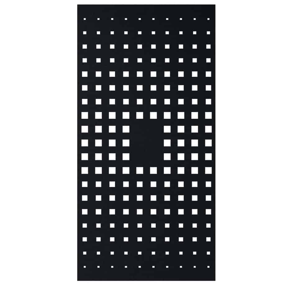 Hanging Room Divider - Crate in Black