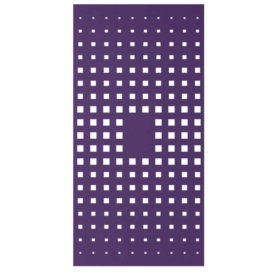 Hanging Room Divider - Crate in Purple
