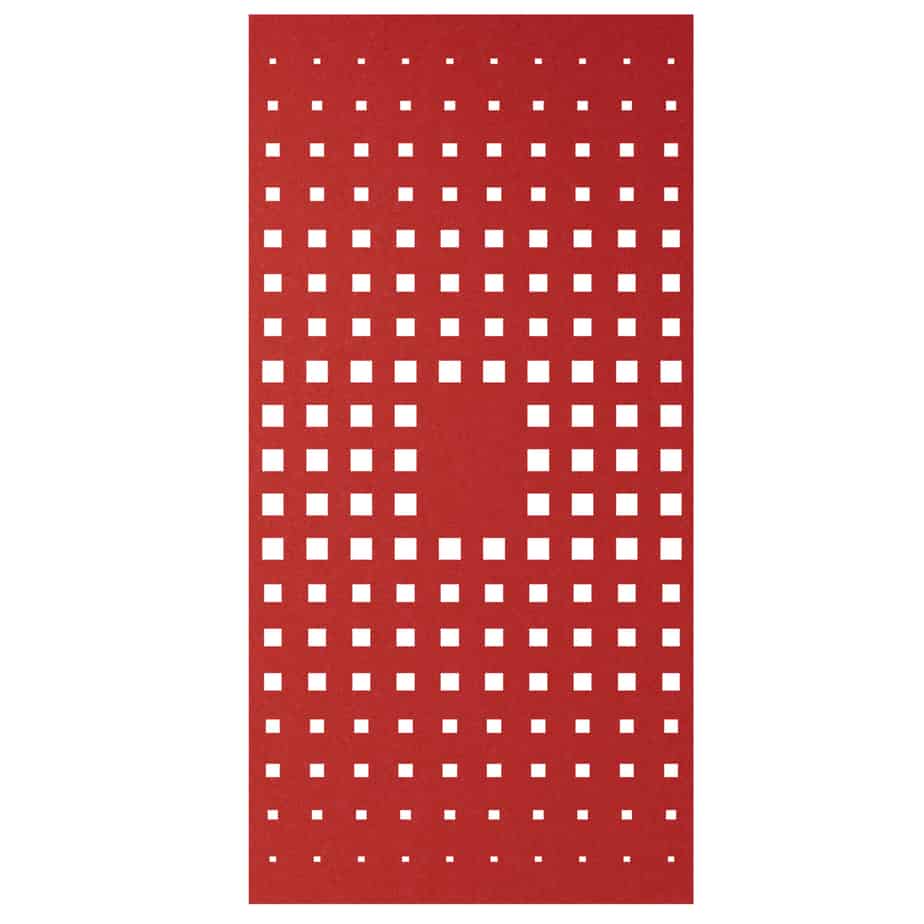 Hanging Room Divider - Crate in Red