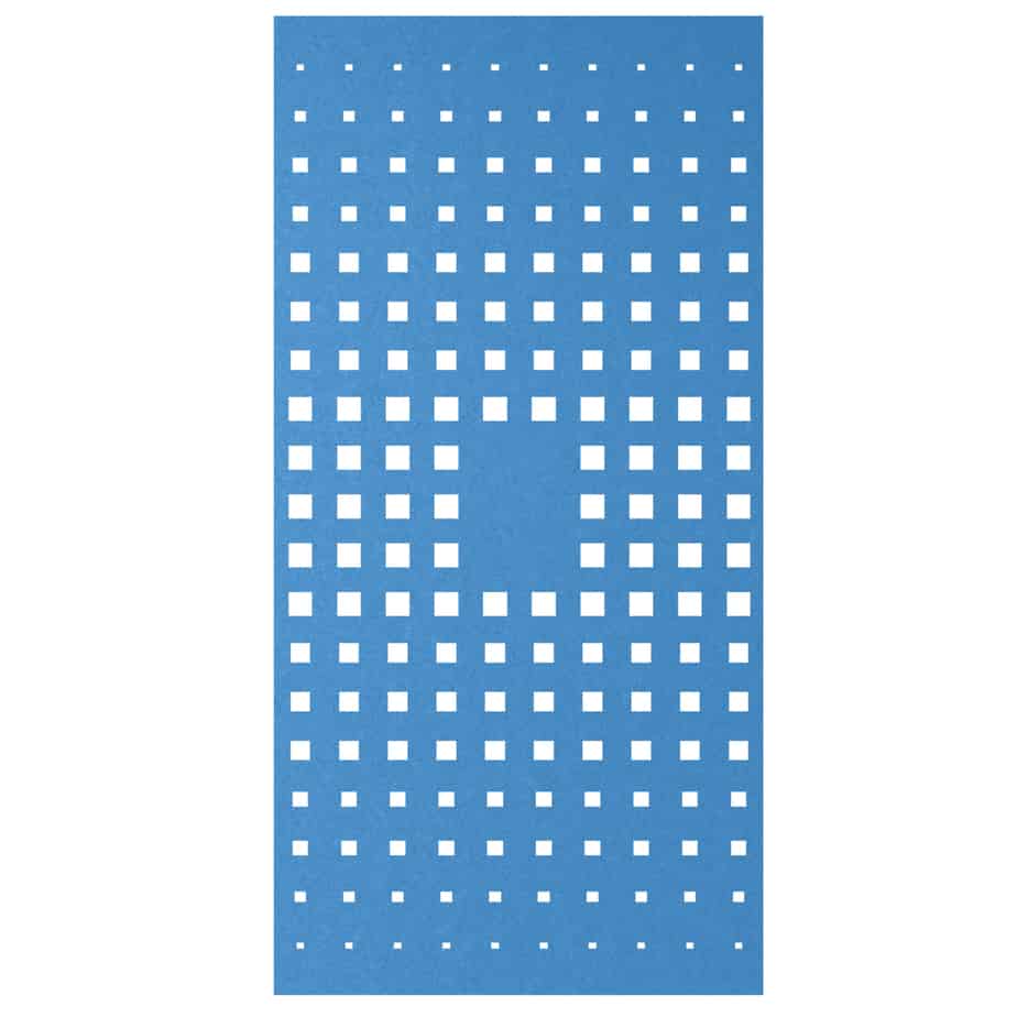 Hanging Room Divider - Crate in Turquoise