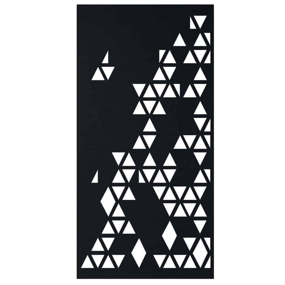 Hanging Room Divider – Waterfall in Black