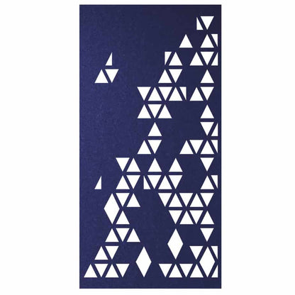 Hanging Room Divider - Delta in Cobalt