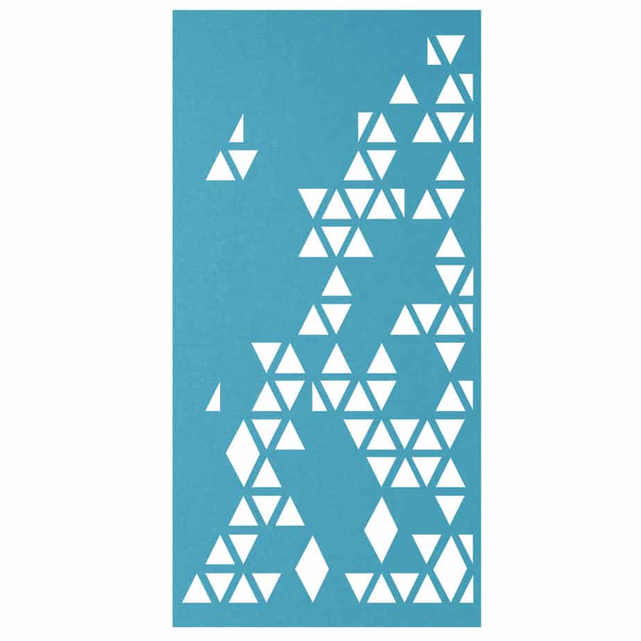 Hanging Room Divider - Delta in Lagoon