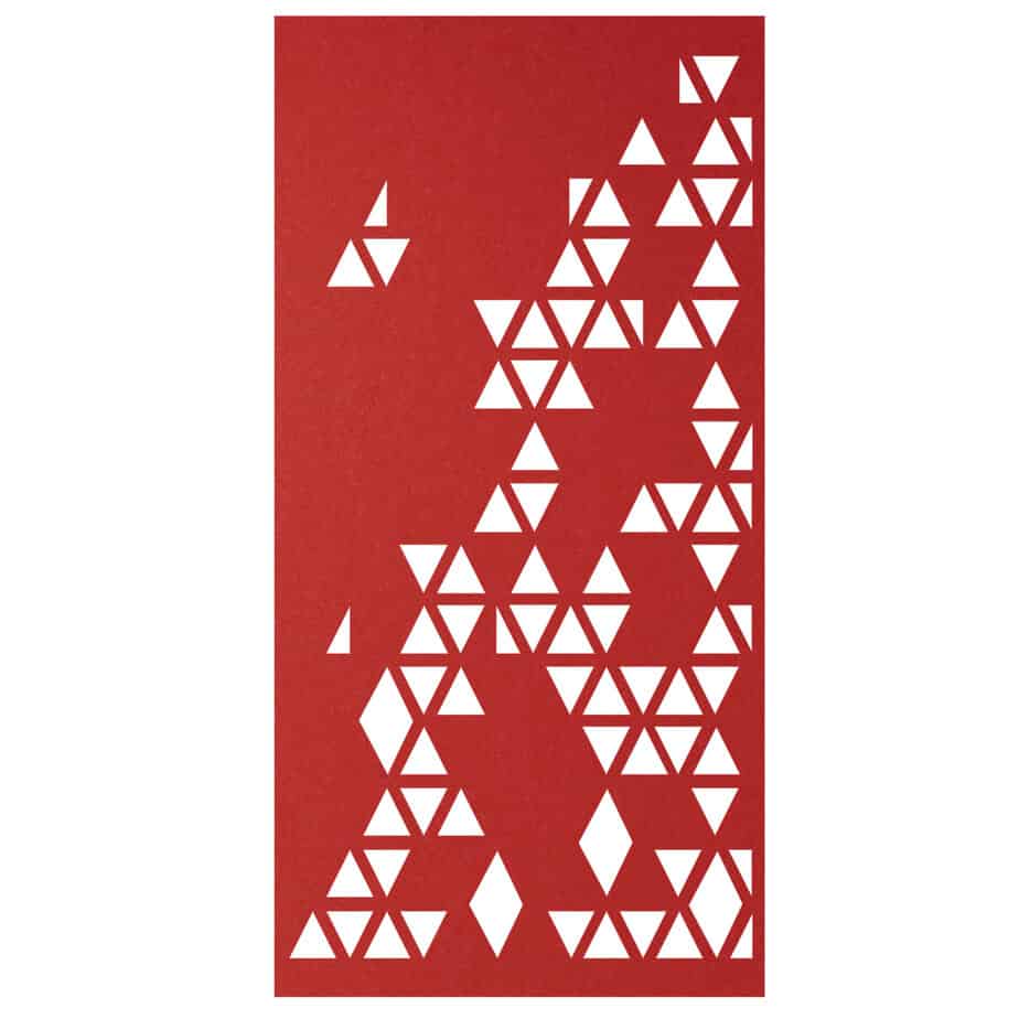 Hanging Room Divider – Waterfall in Red