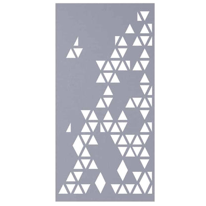Hanging Room Divider - Delta in Silver