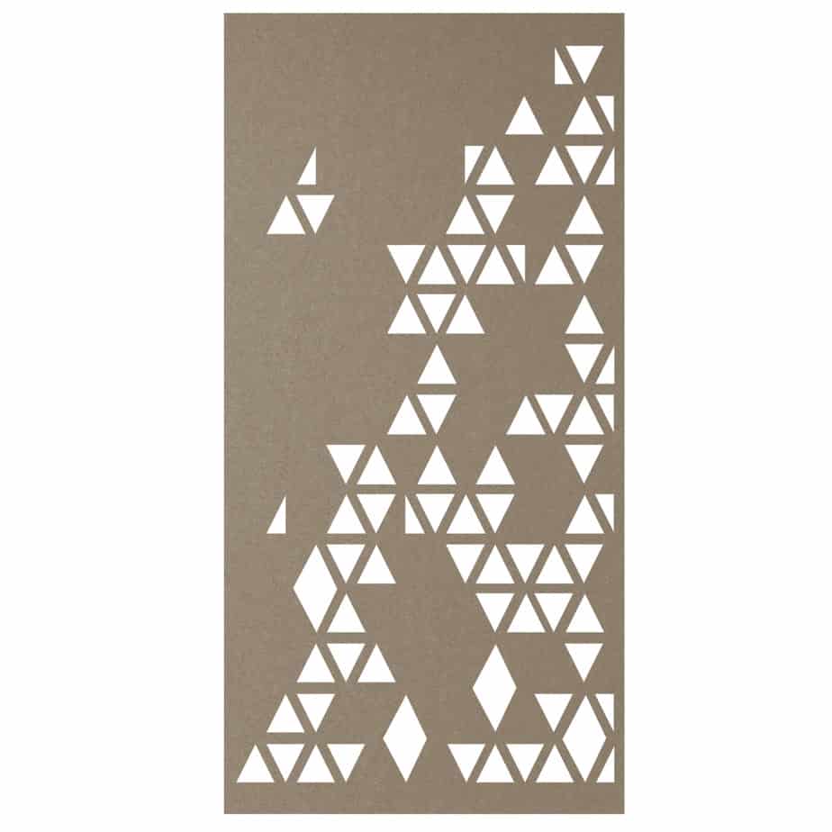 Hanging Room Divider - Delta in Stone