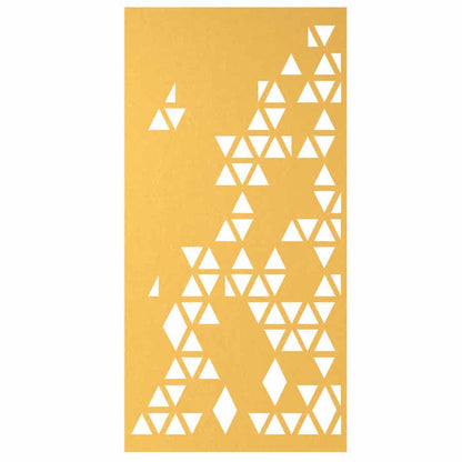 Hanging Room Divider - Delta in Yellow