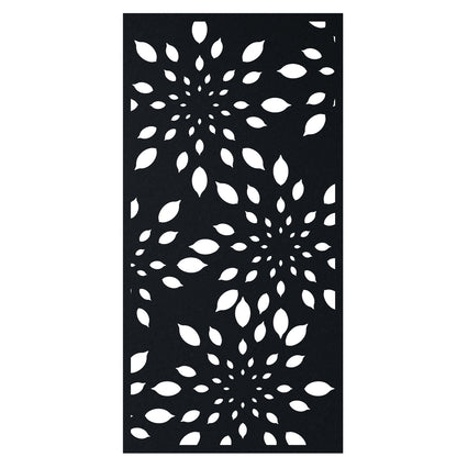Hanging Room Divider - Petal in Black