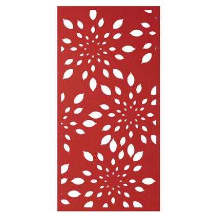 Hanging Room Divider - Petal in Red