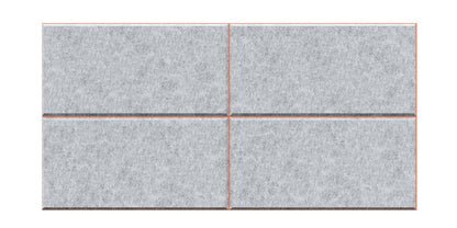 Wall Tiles - Outline in Orange
