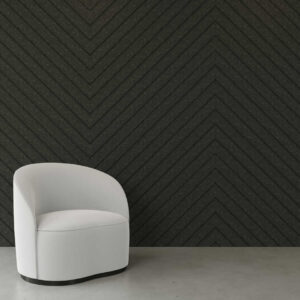 Diagonal grooved acoustic panel