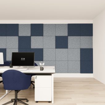 Peel n Stick Square Acoustic Wall Tiles – QTY 6