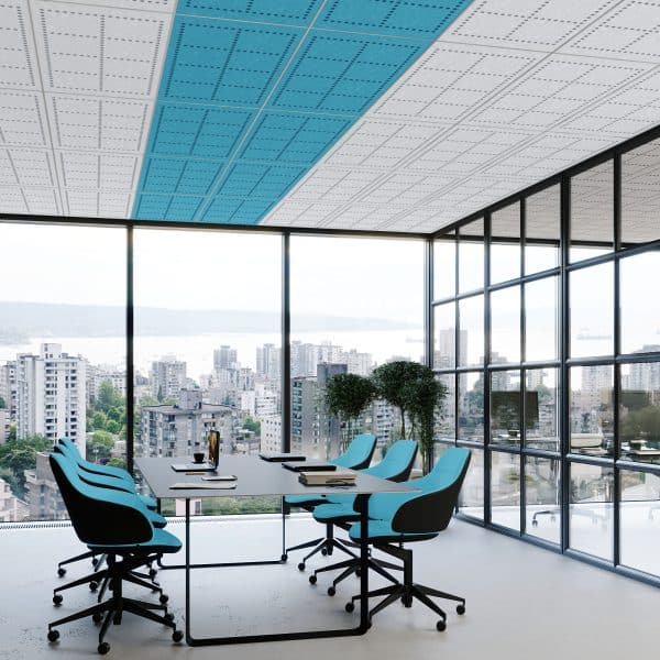 Acoustic Ceiling Tile Grid in situ Image