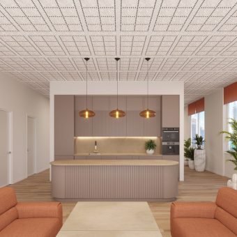 Acoustic Ceiling Tiles | Grid | QTY 4