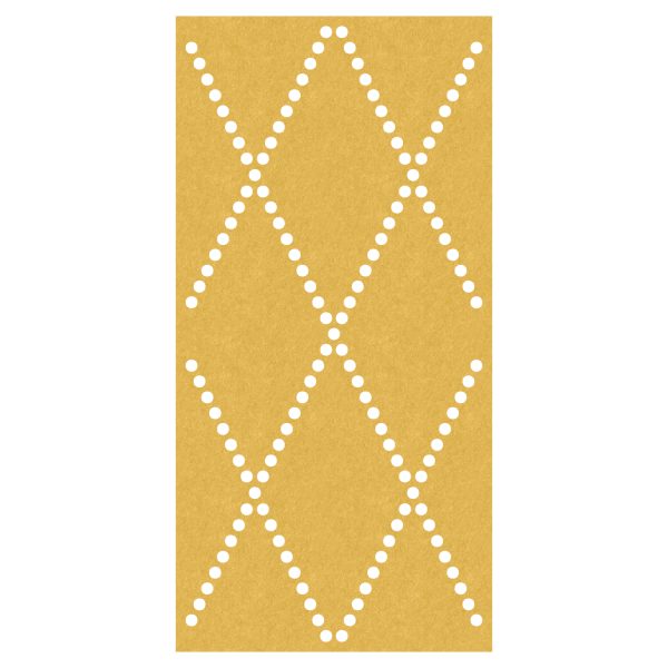 Acoustic Ceiling Tile Diamond in Yellow